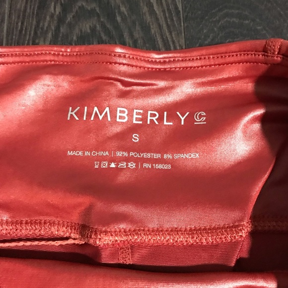 NWT High Waist Matte Shine Leggings - Picture 7 of 7